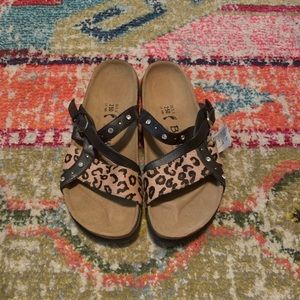 Leopard Birkenstock Sandals